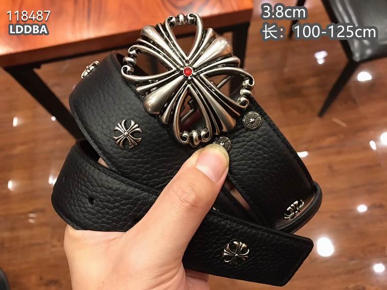 Chrome Hearts belt 38mmX100-125cm 8L03